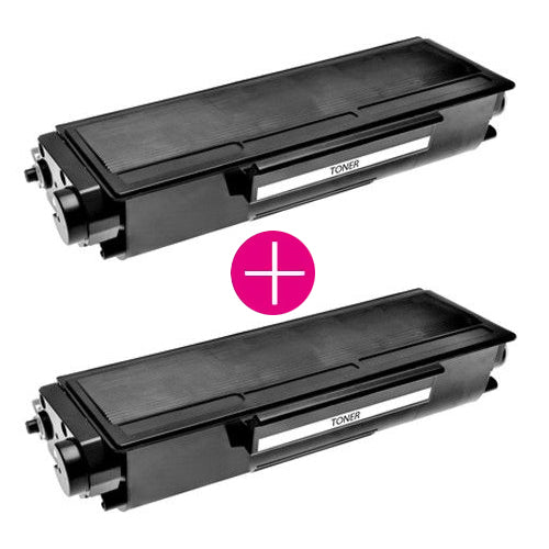2 x Huismerk Brother TN-3170 zwart