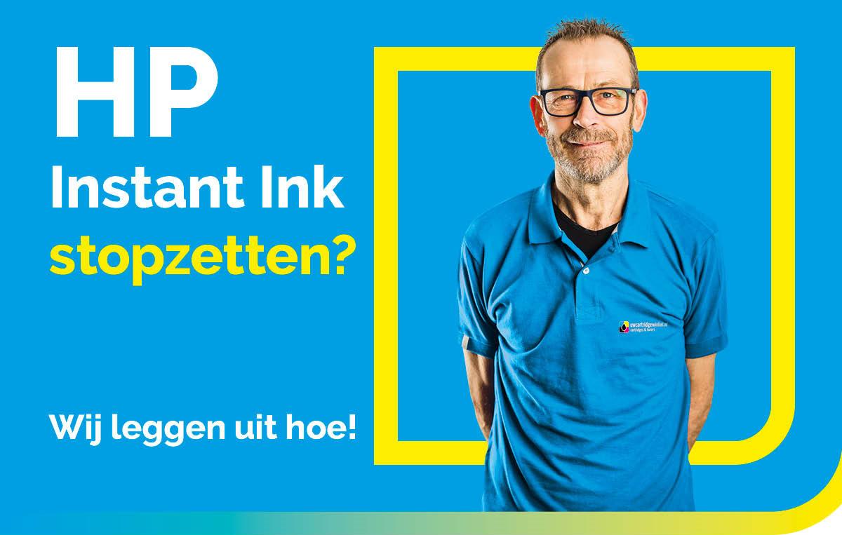 HP instant ink opzeggen