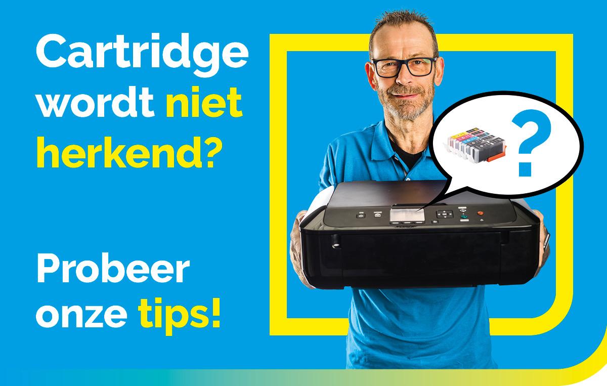 cartridge wordt niet herkend