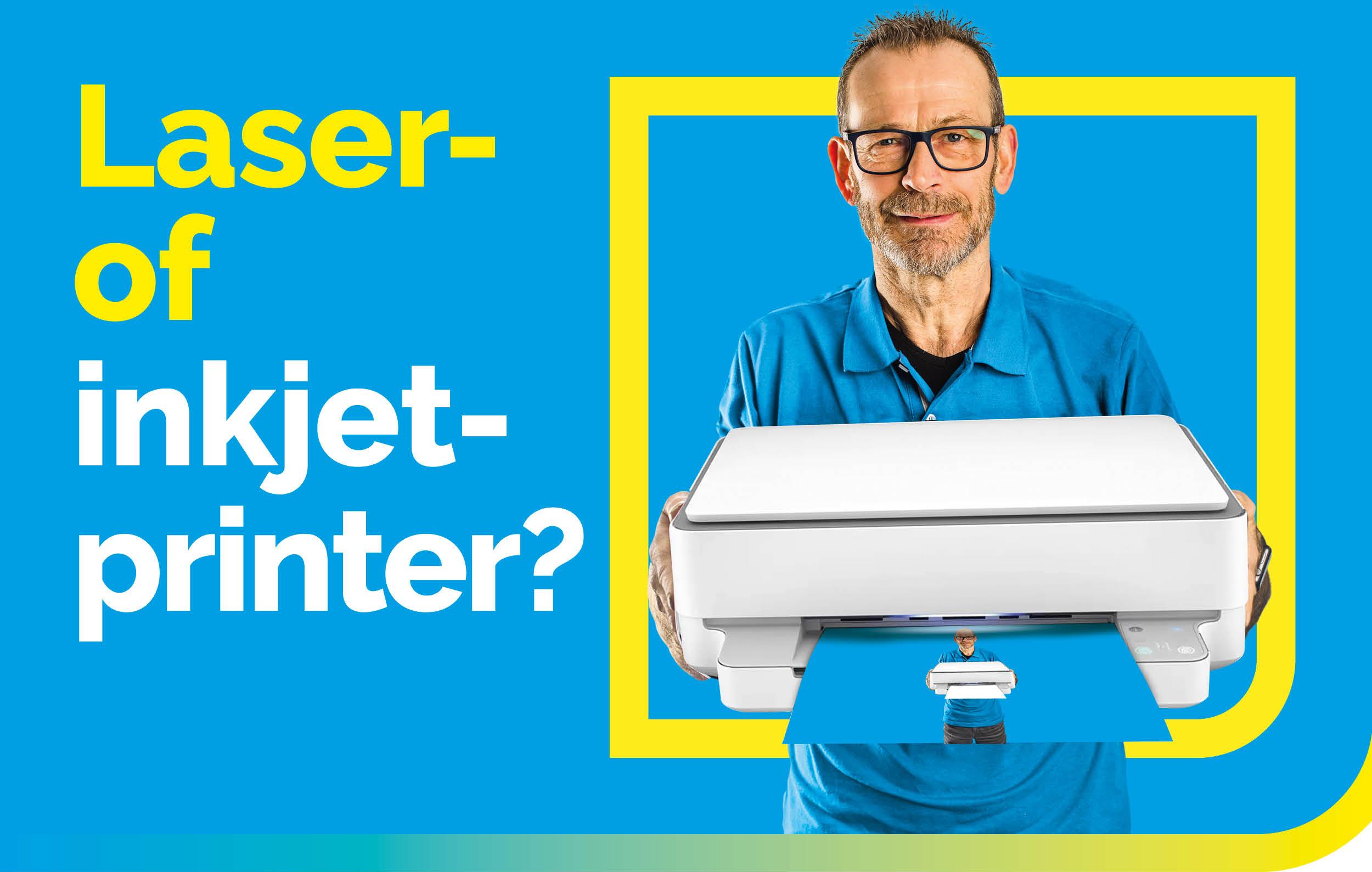 Laser of inkjet printer