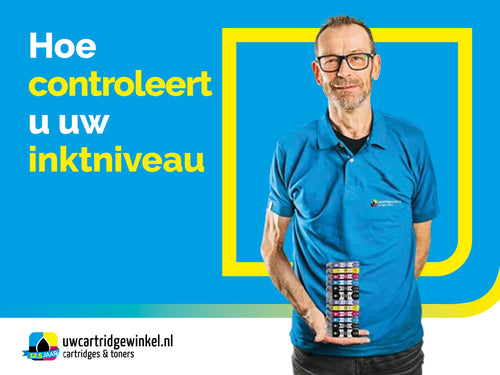 Inktniveau controleren