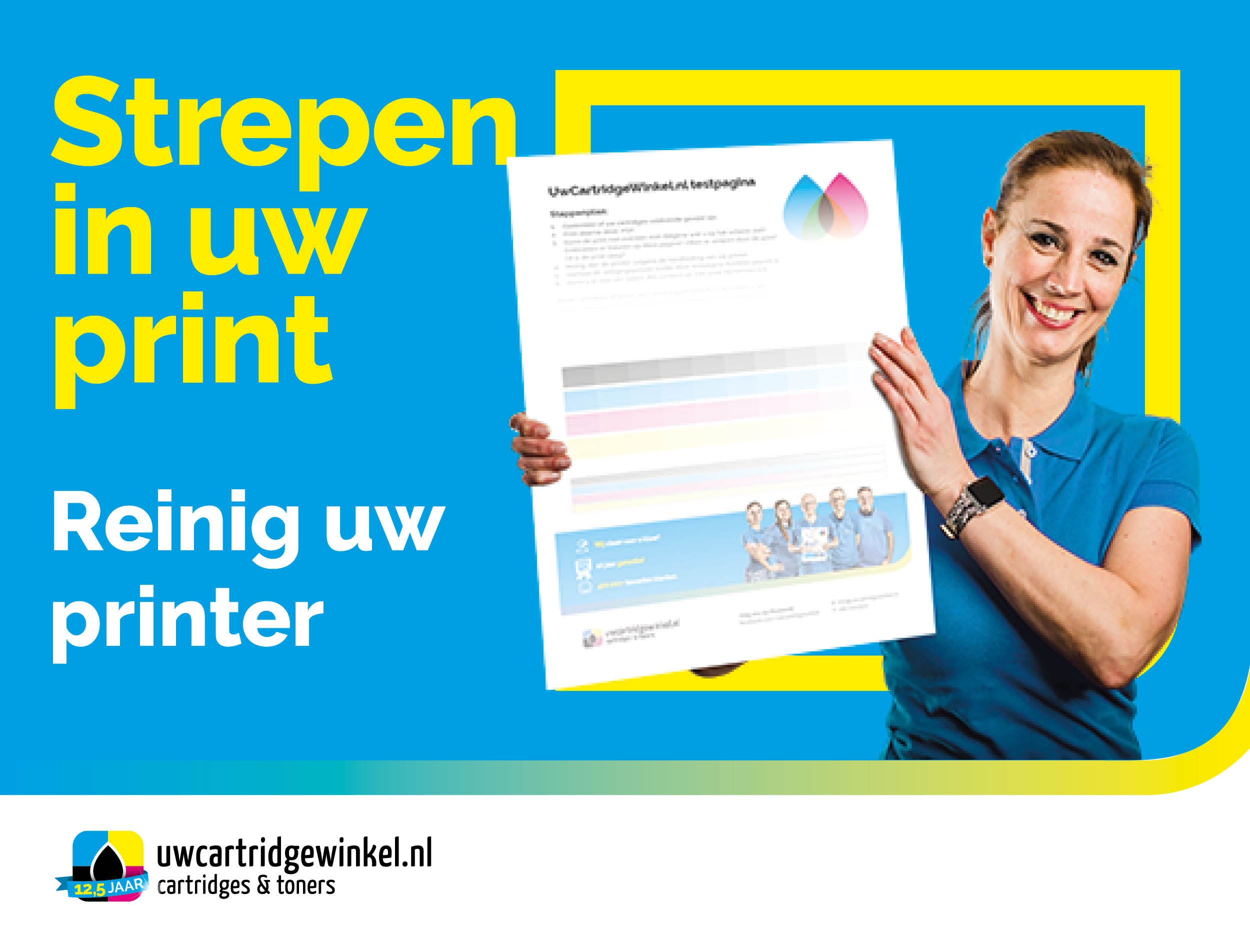 Strepen in uw print