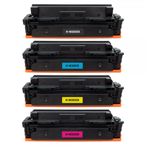 Huismerk HP 415X (W2030X - W2033X) multipack zwart + 3 kleuren