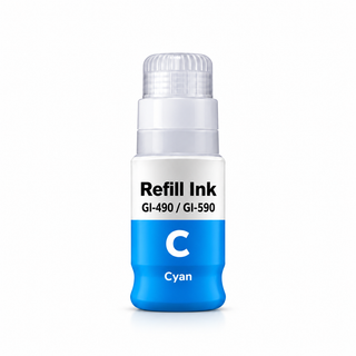 Huismerk Canon GI-490 / GI-590 C cyaan