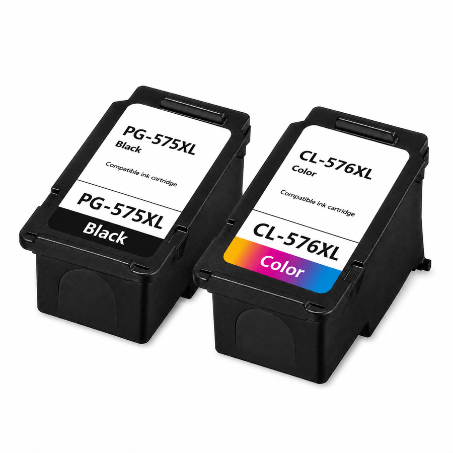 Huismerk Canon PG-575XL zwart + Canon CL-576XL kleur