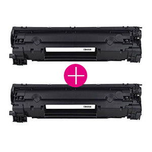 2 x Huismerk HP 35A (CB435A) zwart