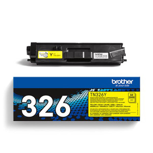 Brother TN-326Y toner geel hoge capaciteit (origineel)