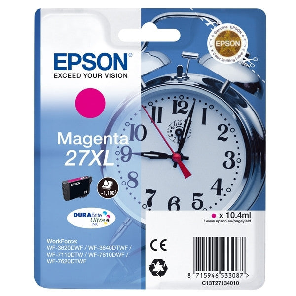 Epson 27XL (T2713) inktcartridge magenta hoge capaciteit origineel