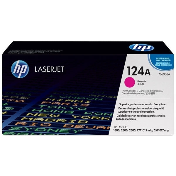 HP 124A (Q6003A) toner magenta (origineel)