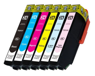 Huismerk Epson 24XL (T2438) multipack (zwart + 5 kleuren)