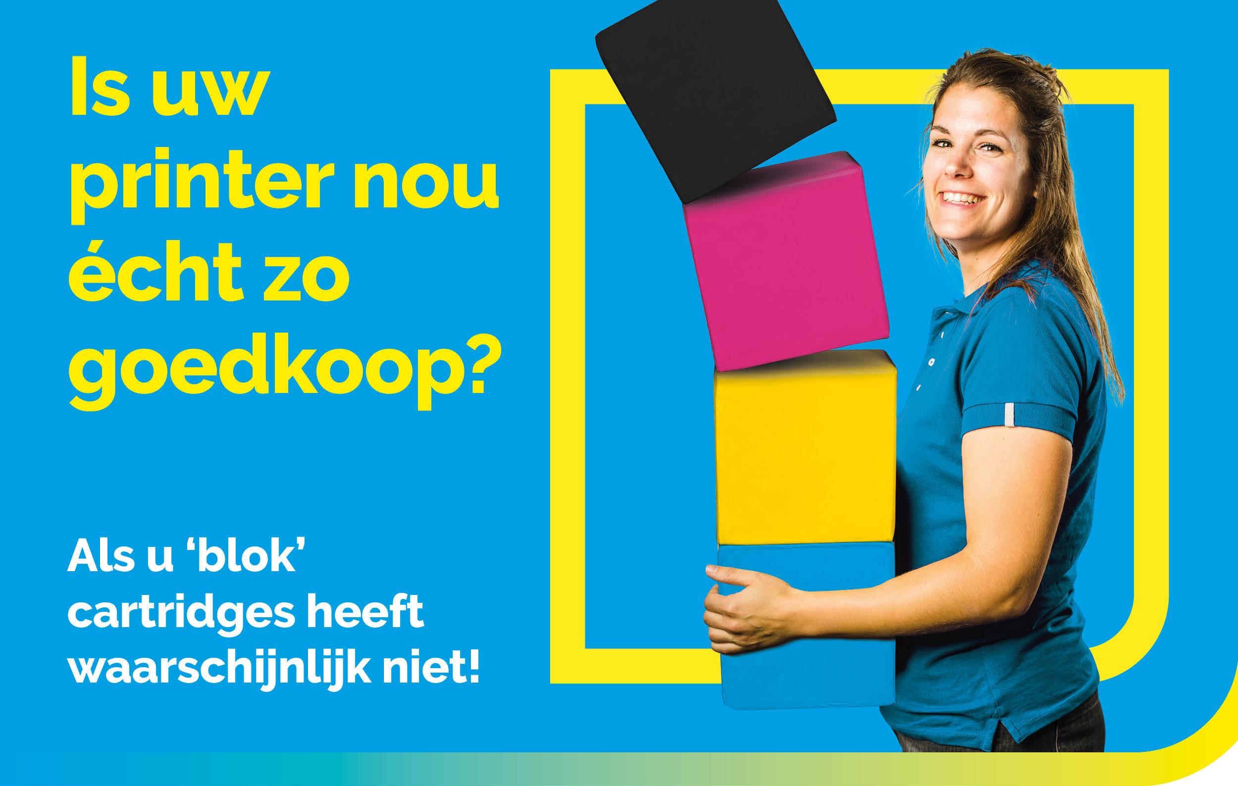 Meisje verkorten Buiten Heeft u 'blok' cartridges? Dan print u te duur! | UwCartridgeWinkel.nl