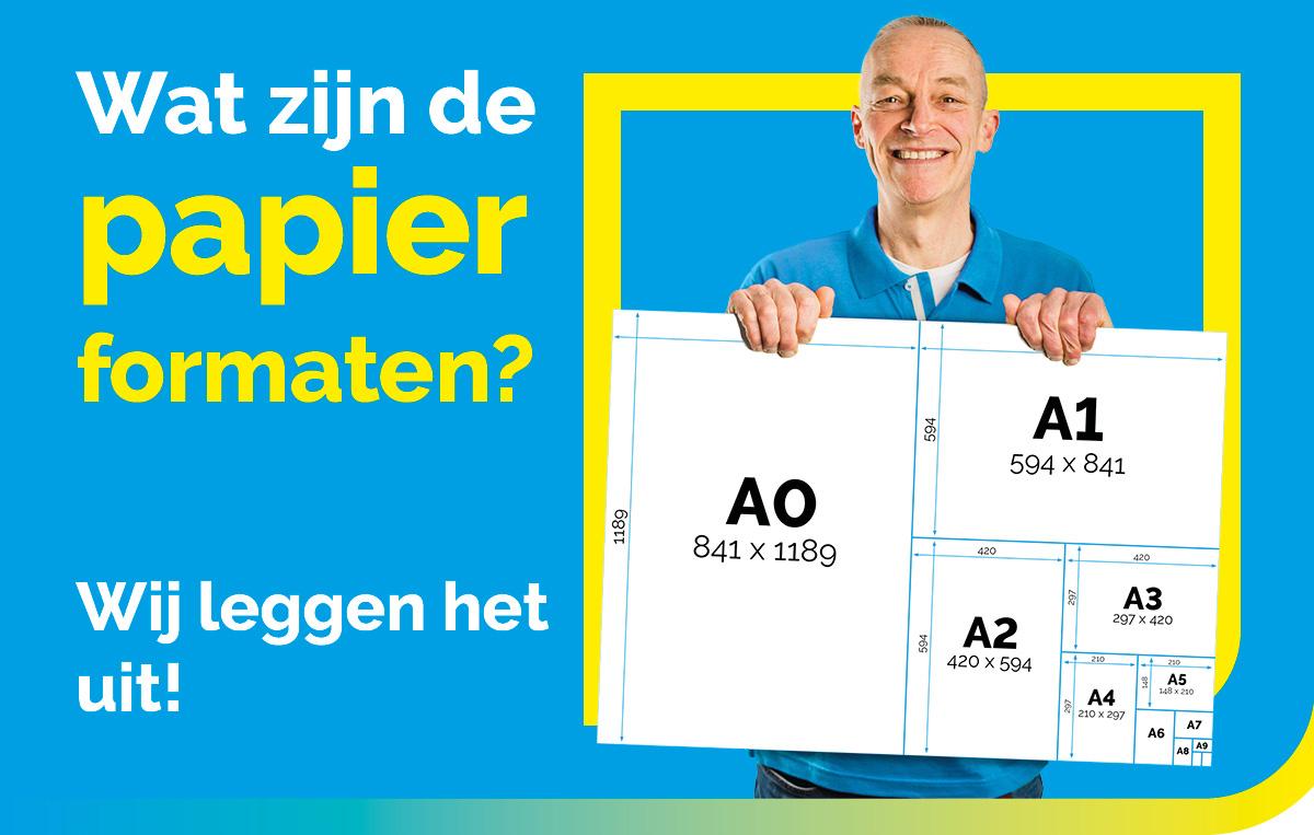 Wat is van A4 papier en wat zijn de andere formaten? | UwCartridgeWinkel.nl