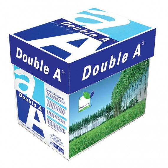 kiezen Benadrukken uitlijning Double A premium A4 papier - 80g - 1 doos (5x 500 vel) |  UwCartridgeWinkel.nl