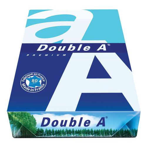 maandelijks uitglijden Londen Double A premium A4 papier - 80g - 1 pak (500 vel) | UwCartridgeWinkel.nl
